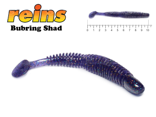 Силикон Reins Bubbling Shad 4,0" 591 Poseydon Violet